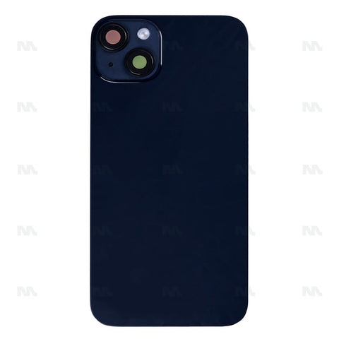 Vitre Arrière avec NFC pour Apple iPhone 14 Plus, agrandir le cadre de l'appareil photo Midnight Compatible