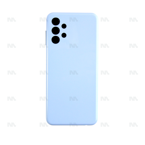 Vitre arrière Samsung Galaxy A13 4G A135F sans objectif, bleue, Original