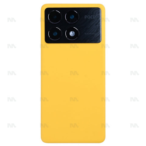 Vitre arrière Xiaomi Poco X6 Pro avec objectif jaune OEM