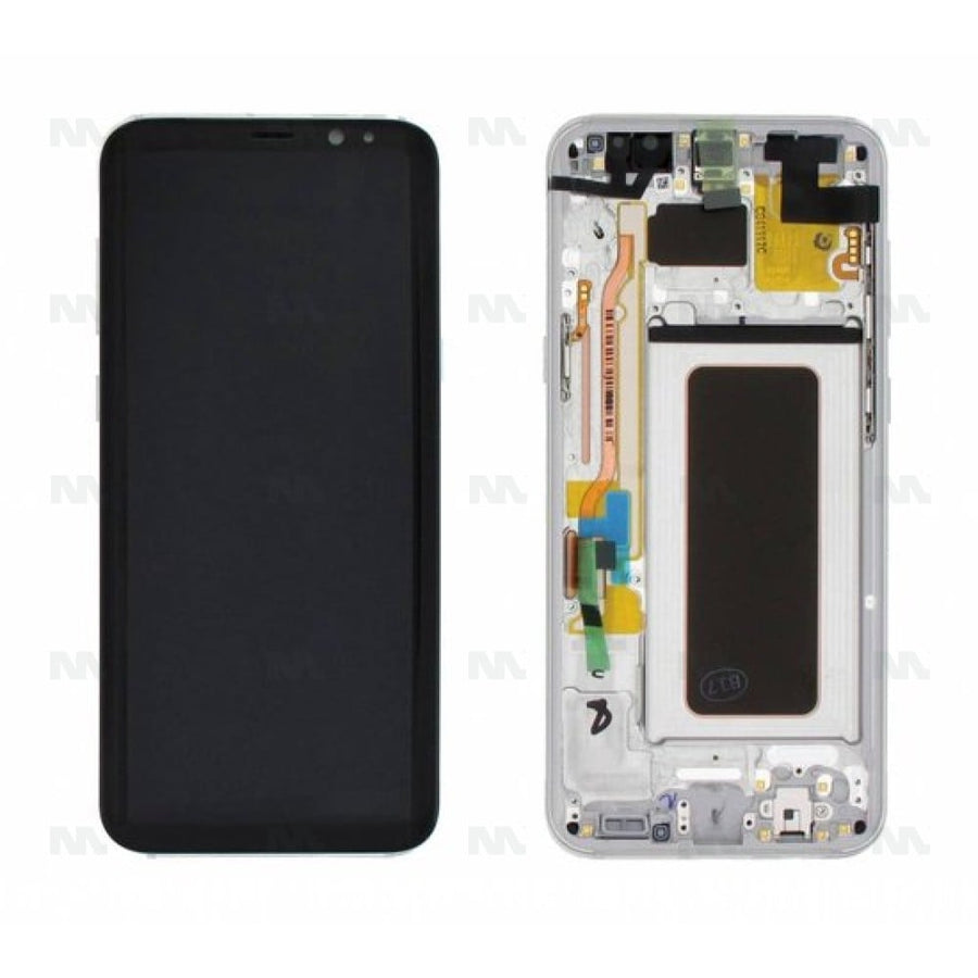 Chassis + Ecran LCD complet + Batterie pour Samsung Galaxy S8 Plus (SM-G955F) & - Arctic Silver