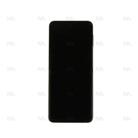 Chassis + Ecran Officiel Service Pack + Vitre pour Samsung Galaxy Z Flip3 F711B - Phantom Black