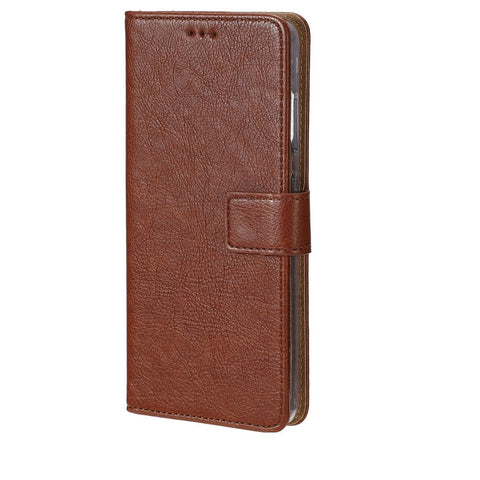 Rixus Bookcase pour Samsung Galaxy A22 5G Marron