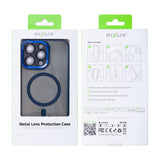 Étui Rixus Classic 04 avec MagSafe pour Apple iPhone 15 Pro bleu foncé