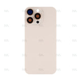 Vitre Arrière sans NFC, cadre d'appareil photo agrandi Desert Titanium Compatible pour Apple iPhone 16 Pro Max
