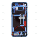 Chassis + Ecran LCD complet pour OnePlus 7T (2011100083) (HD1901 HD1903) - Glacier Blue