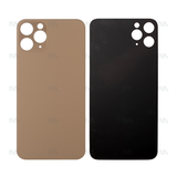 Vitre Arrière, cadre d'appareil photo agrandi compatible avec la couleur or pour Apple iPhone 11 Pro