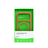 Coque Rixus Crystal Amber pour Apple iPhone 17 Pro - Orange