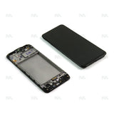 Chassis + Ecran Officiel Service Pack + Vitre pour Samsung Galaxy M30s M307F - Opal Black