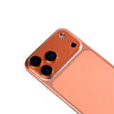 Protection ultra transparente pour appareil photo Rixus pour Apple iPhone 17 Pro Max Cosmic Orange