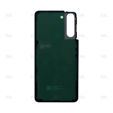 Vitre arrière pour Samsung Galaxy S21 5G G991B avec objectif Phantom White OEM