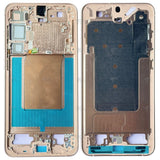 Cadre central rose doré OEM pour Samsung Galaxy S25 Plus S936B