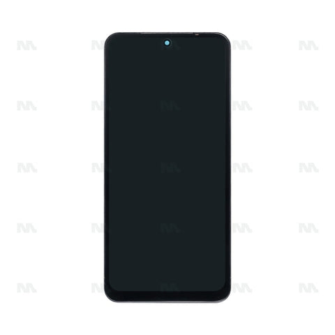 Chassis + Ecran Original OEM + Vitre pour Xiaomi Redmi Note 10S / Redmi Note 10 4G - Onyx Gray