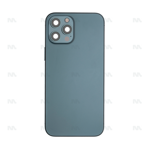 Boîtier avec petites pièces pour Apple iPhone 12 Pro Max – Bleu Pacifique – OEM