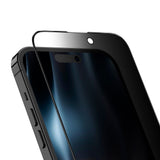 Verre trempé Rixus Privacy Full Curved Edge pour Apple iPhone 15 Pro (lot de 10)