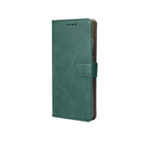 Etui livre pour Samsung Galaxy S21 FE 5G - Vert foncé