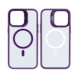 Étui Rixus Classic 03 avec MagSafe pour Apple iPhone 13 Pro violet foncé
