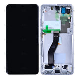 Chassis + Ecran LCD + Vitre pour Samsung Galaxy S21 Ultra 5G G998B Phantom Silver Pre - Assembled