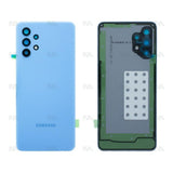 Vitre arrière pour Samsung Galaxy A32 A325F avec objectif Awesome Blue OEM