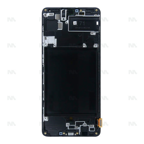 Chassis + Ecran Officiel Service Pack + Vitre pour Samsung Galaxy A71 A715F