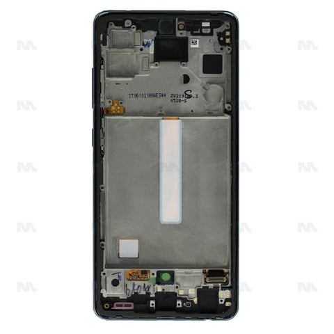 Chassis + Ecran Officiel Service Pack + Vitre pour Samsung Galaxy A52s 5G A528B - Awesome Black
