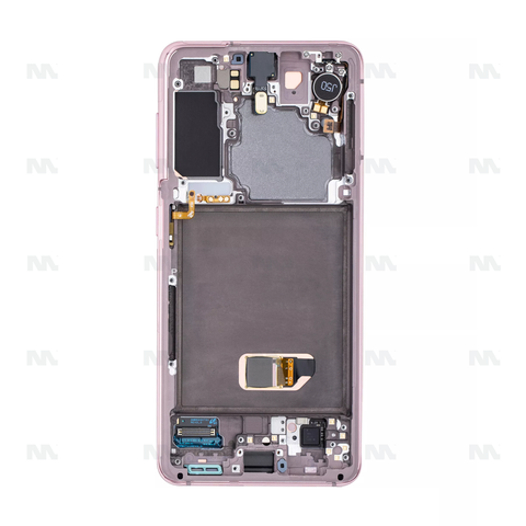 Chassis + Ecran Officiel Service Pack + Vitre pour Samsung Galaxy S21 5G G991B - Phantom Violet