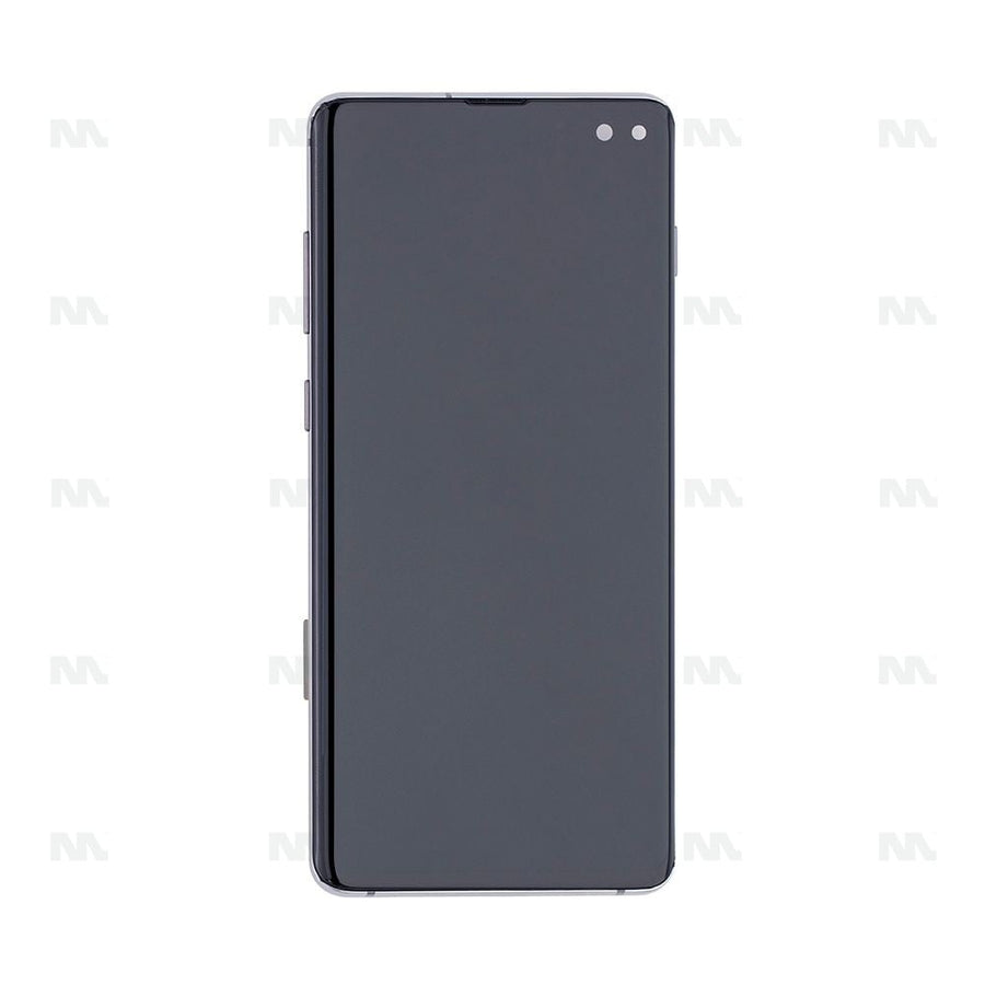 Chassis + Ecran Original Reconditionné + Vitre pour Samsung Galaxy S10 Plus G975F - Prism Black