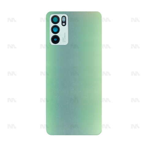 Vitre arrière pour Oppo Reno 6 5G avec objectif Aurora OEM