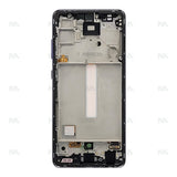 Chassis + Ecran Officiel Service Pack + Vitre pour Samsung Galaxy A52 A525F / A52 5G A526B Awesome Violet