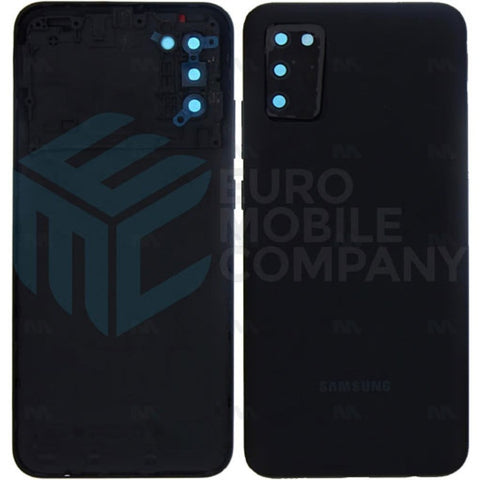 Vitre arrière pour Samsung Galaxy A02s A025F avec objectif noir OEM