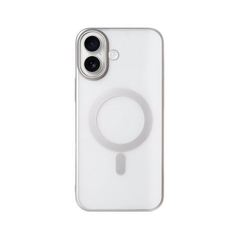 Étui Rixus Instinct Mag pour Apple iPhone 16 Plus Argent