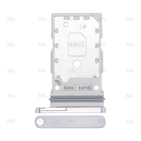 Support pour carte SIM pour Samsung Galaxy S22 Ultra S908B - Blanc - OEM