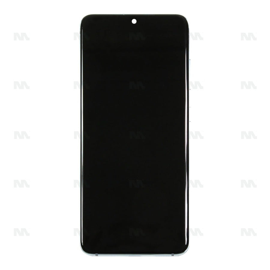 Chassis + Ecran Officiel Service Pack + Vitre pour Samsung Galaxy S20 G980F / S20 5G G981F - Cloud Blue