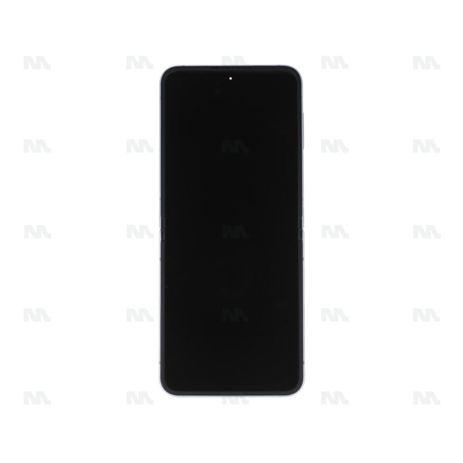Chassis + Ecran Officiel Service Pack + Vitre pour Samsung Galaxy Z Flip6 F741B - Bleu