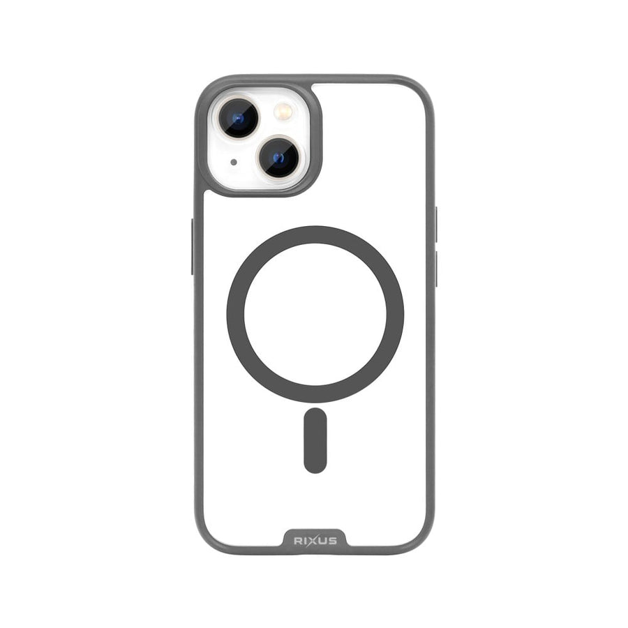 Coque Rixus Crystal Amber pour Apple iPhone 14 - Gris
