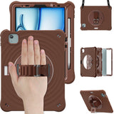 Étui antichoc Rixus RXTC08 pour Apple iPad 7, 8, 9 10,2 pouces (2019, 2020, 2021) Chocolat