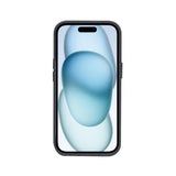 Coque Rixus SnapGrip 360 avec Anneau Support pour Apple iPhone 15 - Noir
