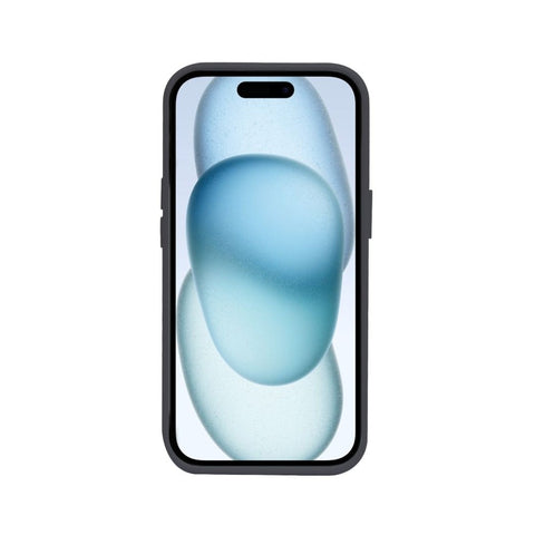 Coque Rixus SnapGrip 360 avec Anneau Support pour Apple iPhone 15 - Noir