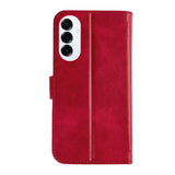 Bibliothèque Rixus pour Samsung Galaxy S25 Edge Rouge foncé
