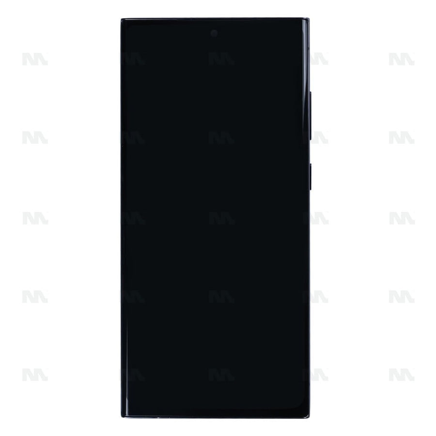 Chassis + Ecran OLED + Vitre pour Samsung Galaxy S23 Ultra S918B - Phantom Black