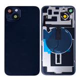 Vitre Arrière avec NFC pour Apple iPhone 14 Plus, agrandir le cadre de l'appareil photo Midnight Compatible