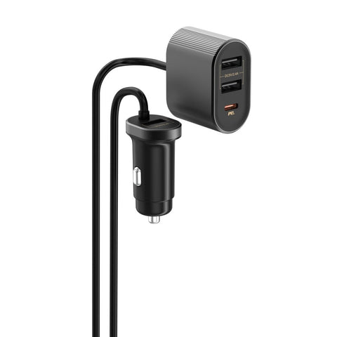 Chargeur de voiture Durata PD avec 3 ports USB + PD DR2028