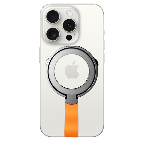 Support pour téléphone portable Rixus RXPH20BO avec MagSafe noir et orange