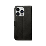 Rixus Bookcase pour Apple iPhone 14 Pro Max Noir