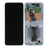 Chassis + Ecran Officiel Service Pack + Vitre pour Samsung Galaxy Z Flip6 F741B - Bleu