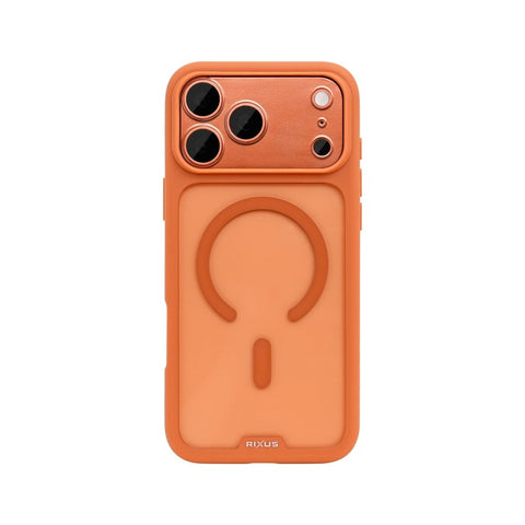 Coque Rixus Crystal Amber pour Apple iPhone 17 Pro - Orange