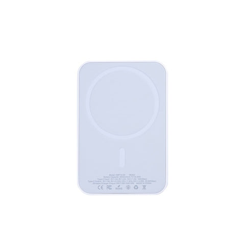 Batterie externe à chargement magnétique 10 000 mAh 15 W - Blanc pour Apple iPhone 12/13/14/15/16/17