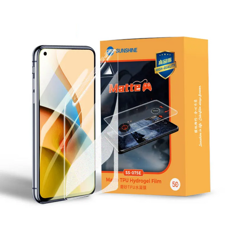 Film hydrogel TPU mat haute qualité Sunshine SS-075E (50 pièces)