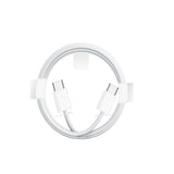Câble de recharge rapide pour iPhone 15 Series US3002M USB-C vers USB-C 200 cm blanc