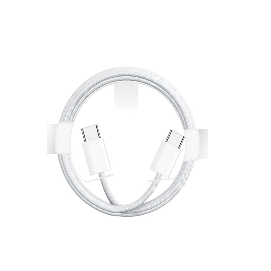 Câble de recharge rapide pour iPhone 15 Series US3002M USB-C vers USB-C 200 cm blanc