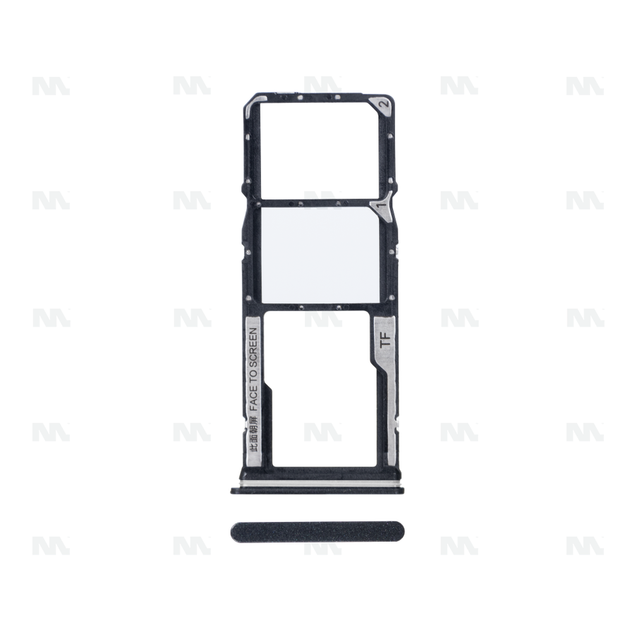 Support pour carte SIM pour Xiaomi Redmi Note 12 4G – Gris onyx – OEM